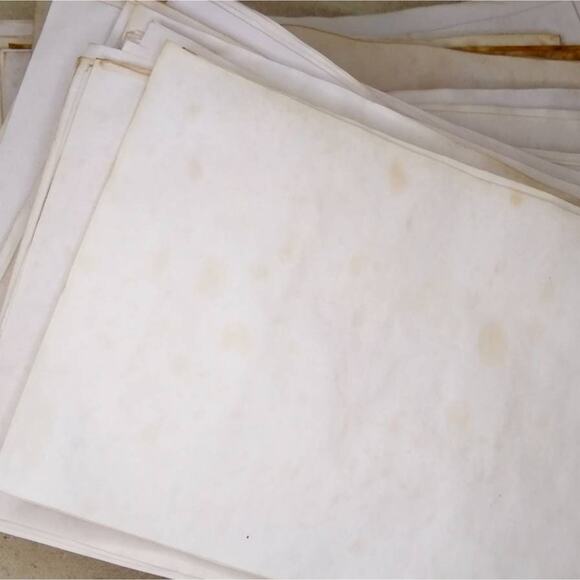 50 Tea Stained 5.5"x8.5" Dyed Papers - Picture 2 of 4